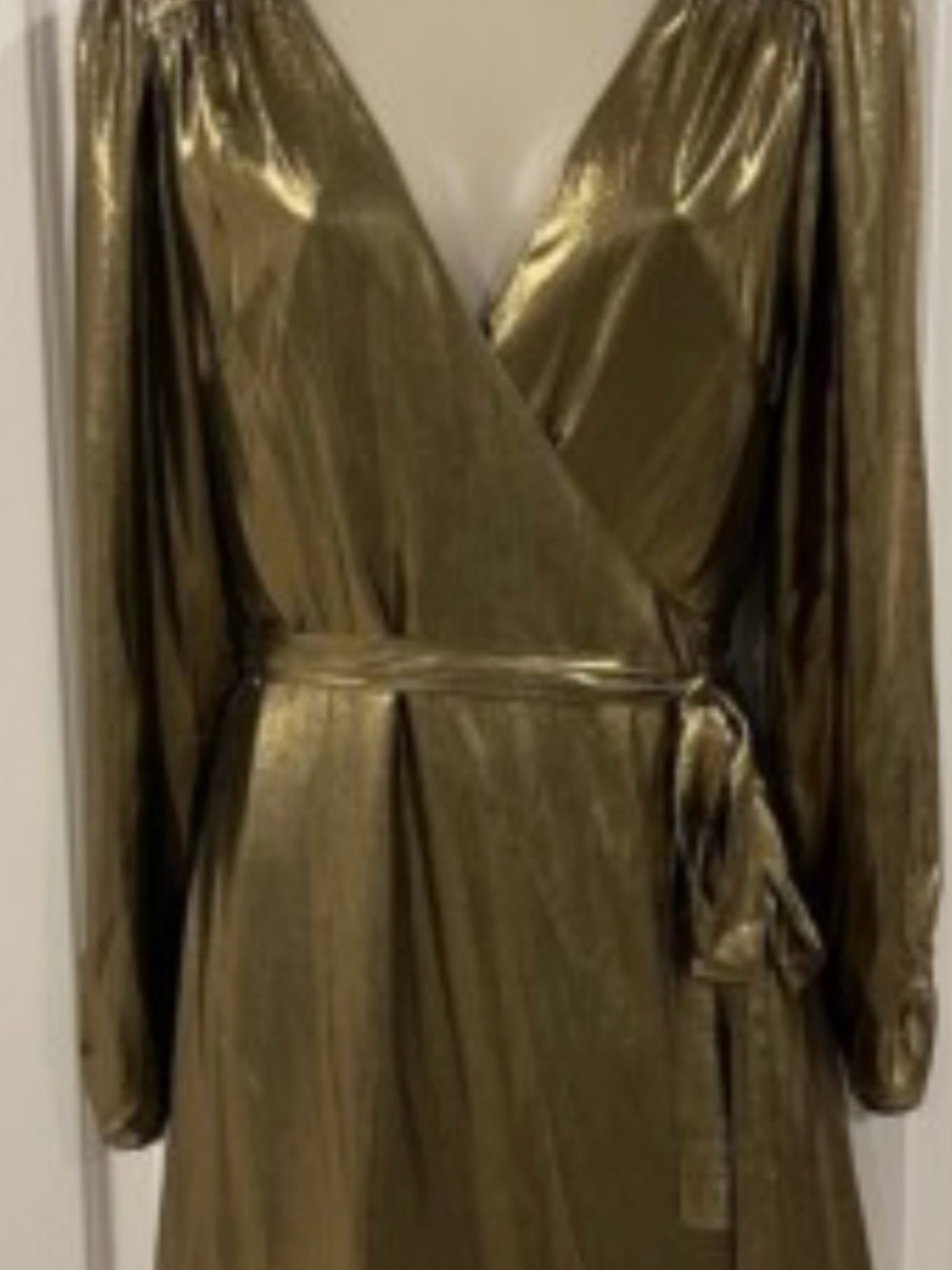 Gianni Bini Gold Metallic Jacket